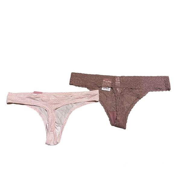 NWT Auden Pair of Two (2) Thong Underware Women's L Large - Picture 5 of 5